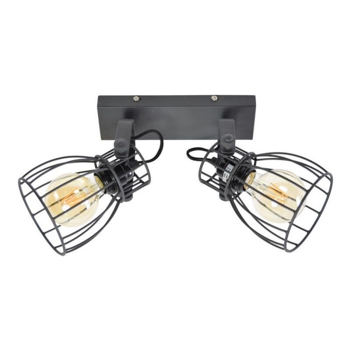 Spot plafond noir industriel, Lidia