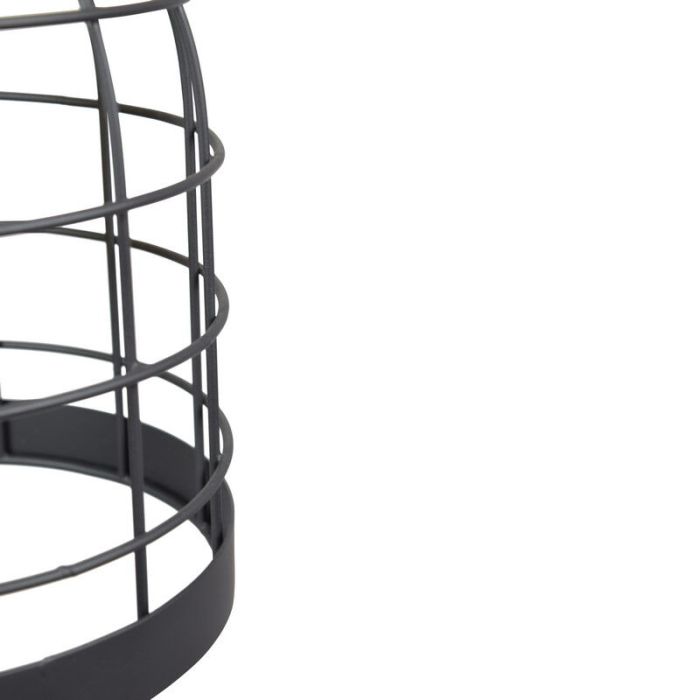Suspension table à manger noire industrielle, Faber