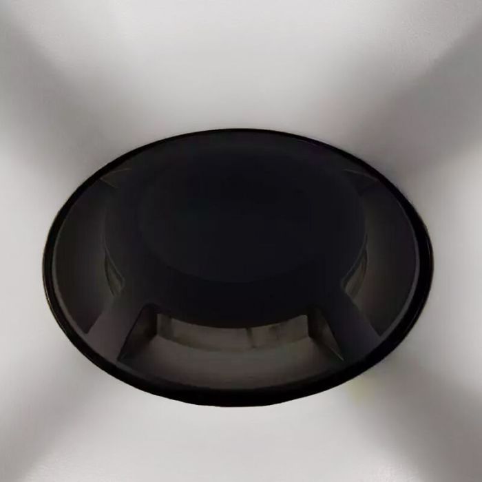 Spot encastré extérieur noir moderne, Marcus, 1W, 3000K LED, IP67