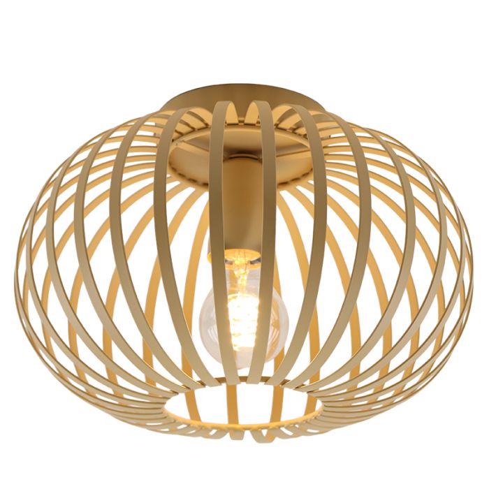 Lampe plafond beige industrielle, Lieve