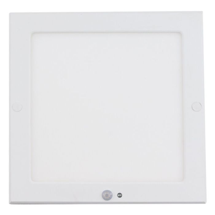 Plafonnier avec capteur blanc en plastique, Luan, 20W, 3000K LED