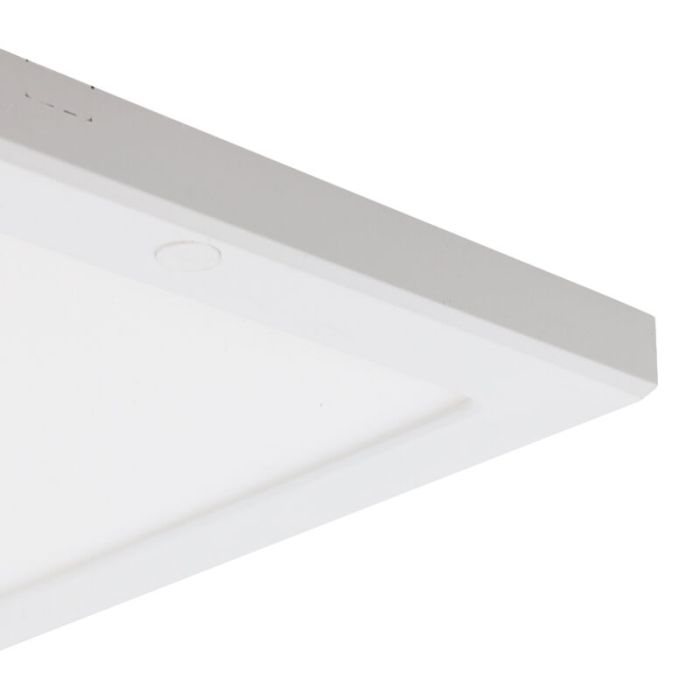 Plafonnier avec capteur blanc en plastique, Luan, 20W, 3000K LED