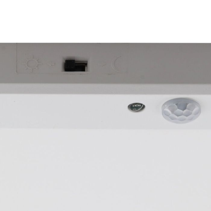 Plafonnier avec capteur blanc en plastique, Luan, 20W, 3000K LED