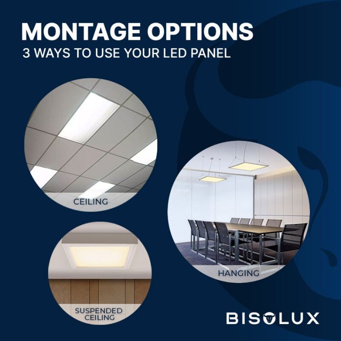 Panneau LED 30x120 cm - Bisolux Master - 38W - 4000K