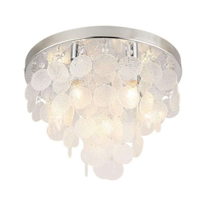 Lampe plafond chromée design, Mirac