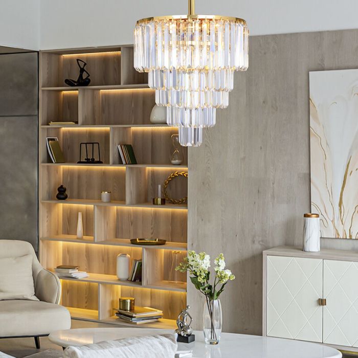 Plafonnier doré design, Kajol