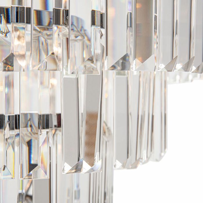 Plafonnier chromé design, Kajol