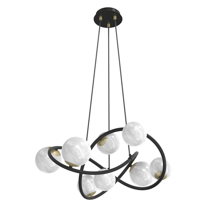 Suspension blanche moderne, Moritz