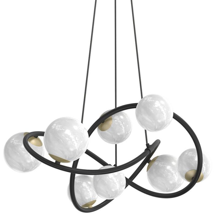 Suspension blanche moderne, Moritz