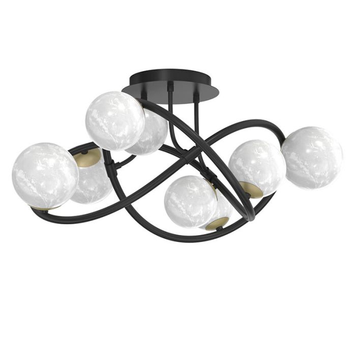 Plafonnier blanc moderne, Moritz