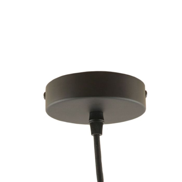 Suspension sans abat-jour noire moderne, Rika
